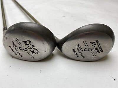 Daiwa Exceler M-200 Super Wide Body 3 & 5 Fairway Wood Set 15* 18* TR Whisker RH