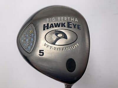Callaway Hawkeye VFT 5 Fairway Wood 18* Big Bertha Gems 50 Ladies Graphite RH