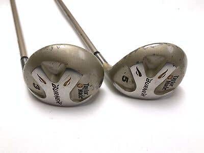 Taylormade 1994 Burner 3 & 5 Fairway Wood Set 15* 18* Bubble L-60 Plus Ladies RH