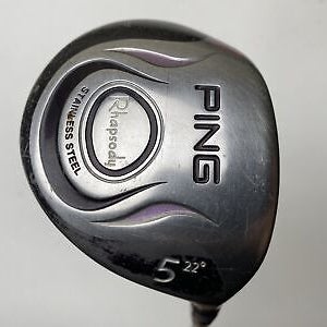 Ping Rhapsody 5 Fairway Wood 22* ULT 129 Ultra Light Ladies Graphite Womens RH