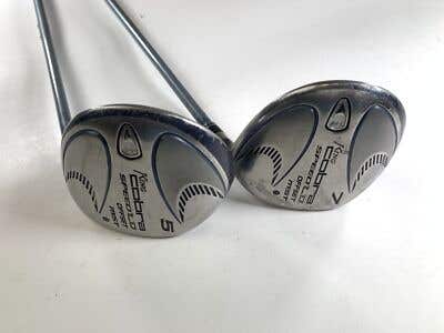 Cobra 2008 Speed LD M OS 5 & 7 Fairway Wood Set 18* 21* Bassara Ladies Graphite