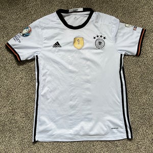 White Medium Men's Adidas German 2016 National Team Jersey (Used)