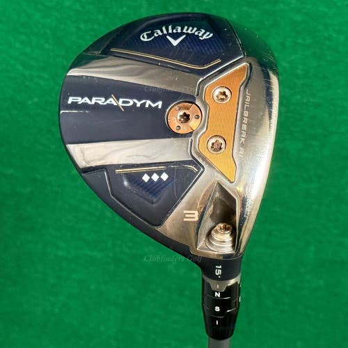 Callaway Paradym Triple Diamond 15 Fairway 3 Wood HZRDUS 6.5 60g Extra Stiff