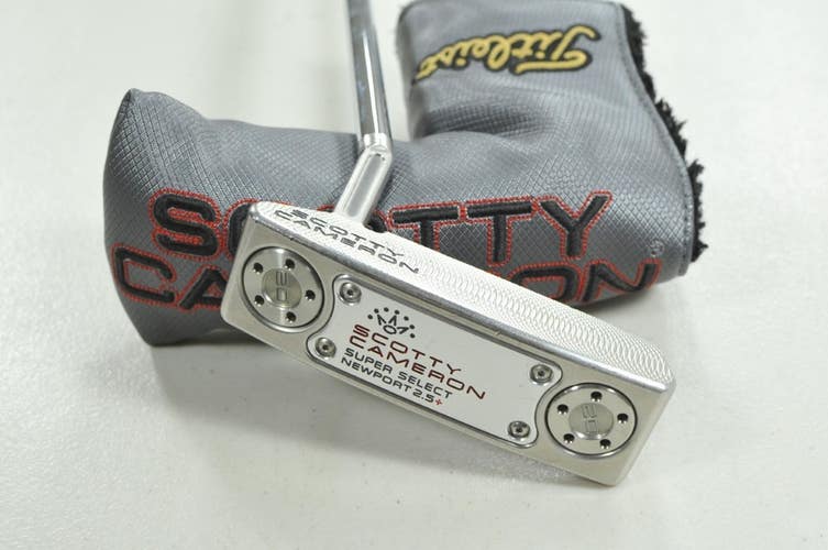 LEFT HANDED 2023 Scotty Cameron Super Select Newport 2.5 34" Plus Steel # 208280