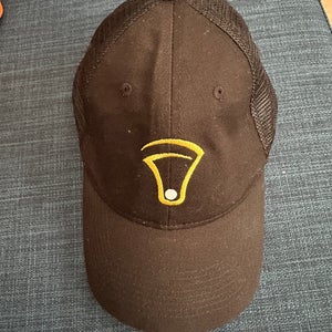 Black Lacrosse Adult Unisex One Size Fits All Hat (Used)