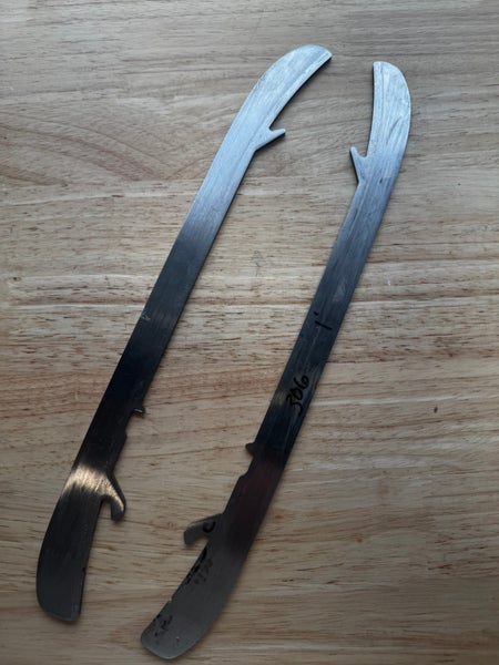 NHL Pro Stock Game Used Bauer LS3 306mm Skate Blades / Runners