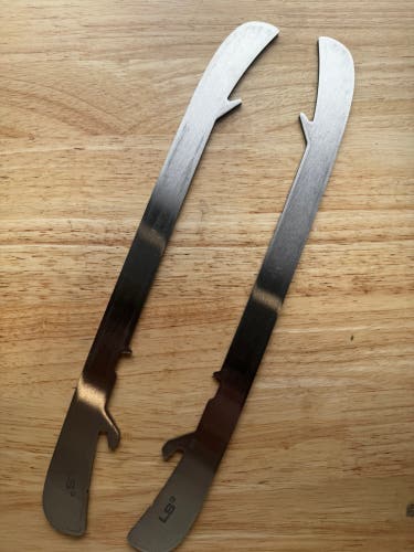 NHL Pro Stock Game Used Bauer LS3 306mm Skate Blades / Runners