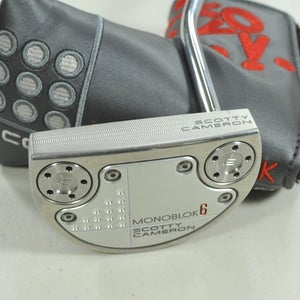 Titleist 2022 Scotty Cameron Monoblok 6 35" Putter RH Steel with Cover # 201727