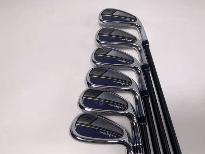 Callaway Paradym Iron Set 6-PW+GW Project X Cypher Sixty 5.5 Regular Mens RH