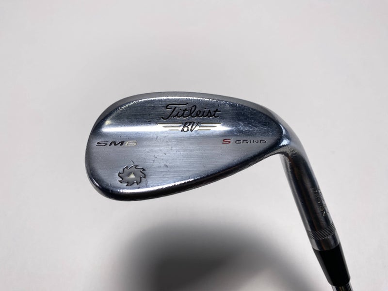 Titleist Vokey SM6 Tour Chrome Sand Wedge SW 56* 10 Bounce S-Grind Wedge Mens RH