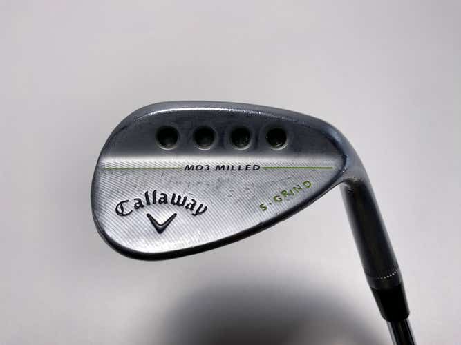 Callaway MD3 Milled Chrome S-Grind Sand Wedge SW 56* 10 S-Grind DG Wedge Mens RH