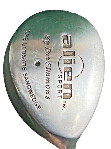 Alien Sport The Ultimate Sand Wedge By Pat Simmons RH Regular Steel 35" New Grip
