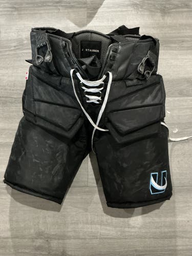 Utah Mammoth Senior Large Vaughn Hockey Goalie Pants Pro Stock Stauber (Used)