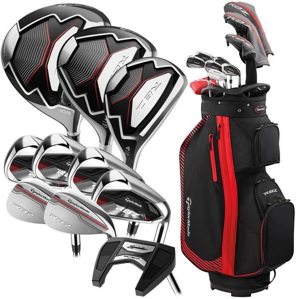 LEFT HANDED TaylorMade RBZ 2025 Complete 11pc with Bag Full Set Senior # 208498