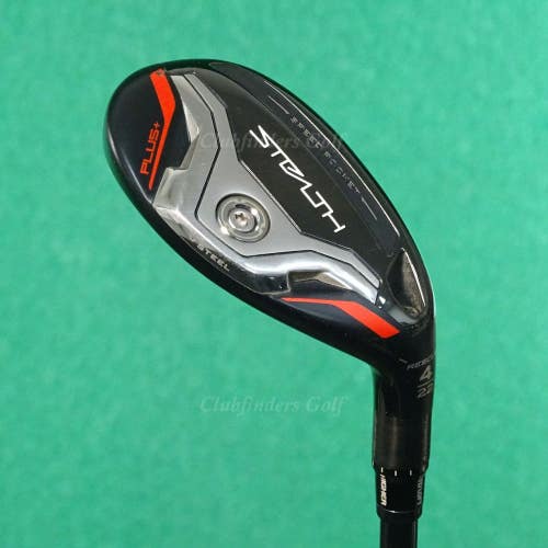 TaylorMade Stealth Plus+ Rescue 22 4 Iron HZRDUS Smoke RDX 5.5 Regular w/HC