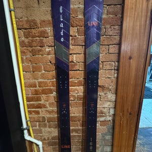 2022 Line Blade 160 cm All Mountain Skis Without Bindings (Used)