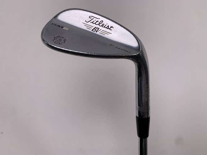 Titleist Vokey SM6 Tour Chrome Sand Wedge SW 56* 14 Bounce F-Grind Wedge RH