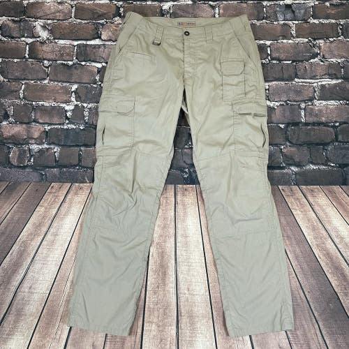 511 Tactical Pants Mens 34x32 Tan Khaki Taclite Pro Ripstop Cargo Utility 74273