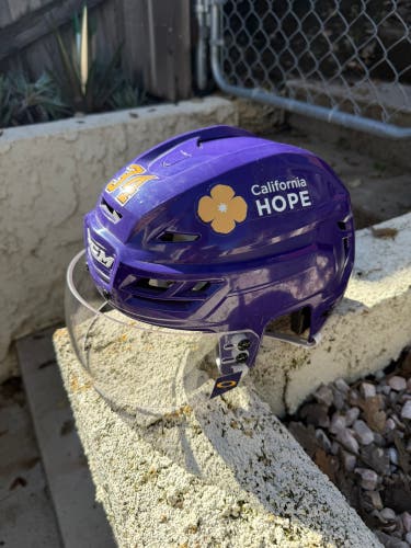 LA Kings reverse retro helmet Medium CCM Tacks 310 Helmet Pro Stock (Used)