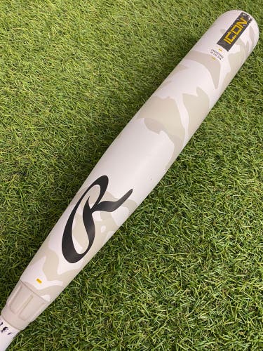 2025 Rawlings Icon Composite Bat USSSA Certified (-8) Composite 24 oz 32" (Used)