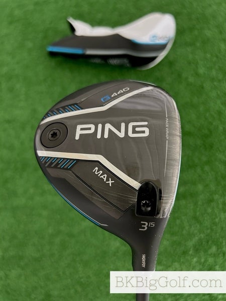 Ping G440 Max 15 Degree 3 Wood w Headcover / Stiff