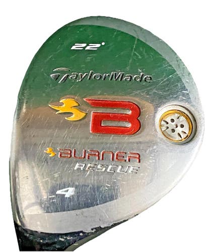 TaylorMade Burner Rescue 4 Hybrid 22* LH Men's Regular Flex Steel 39" New Grip
