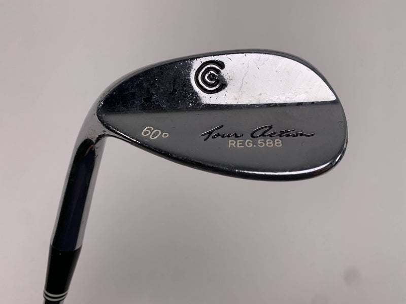 Cleveland 588 Chrome Lob Wedge LW 60* Wedge Steel Mens LH Midsize Grip