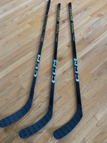 2 Intermediate CCM Tacks AS-VI Pro RightHand Hockey Stick P29 55 Flex (New), 1 AS-V Pro