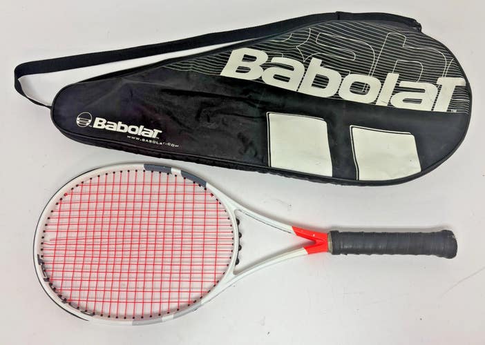 Babolat Pure Strike Team 100 Sq In Tennis Racquet 4-1/8" Grip & Cover READ