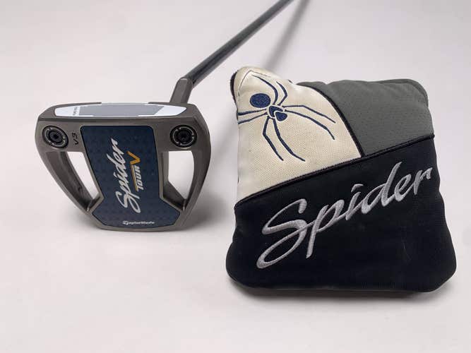 TaylorMade Spider Tour V V3 Short Slant Putter 34.75" Superstroke Pistol 1.0 RH