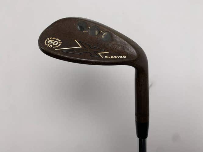 Callaway X Forged Raw Lob Wedge LW 60* 10  C-Grind DG Spinner Wedge Mens RH