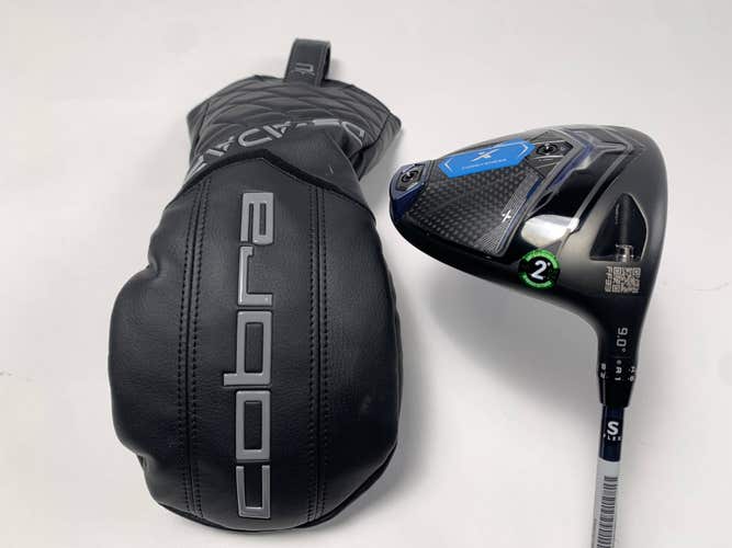 Cobra DS-ADAPT X Driver 9* Denali Blue 6.0 60g Stiff RH HC NEW