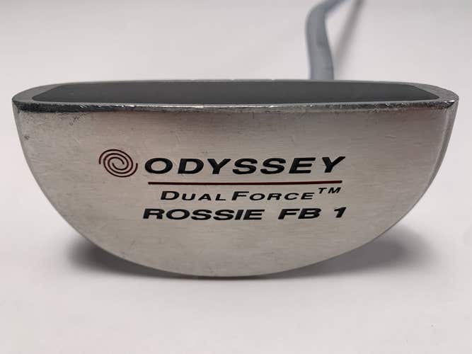 Odyssey Dual Force Rossie FBI Putter 35" SuperStroke Flatso 1.0 Mens RH