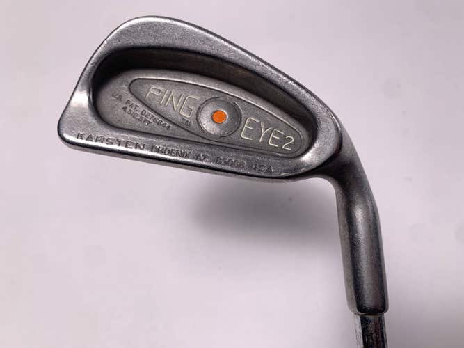 Ping Eye 2 Single 1 Iron Orange Dot 2* Flat Karsten ZZ-Lite Regular Mens RH