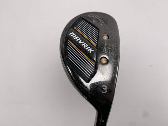 Callaway Mavrik 3 Hybrid 18* Project X Catalyst 6.0 75g Stiff Graphite Mens RH