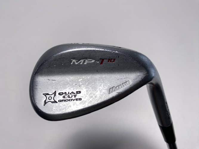 Mizuno MP T 10 White Satin Chrome Sand Wedge SW 56* 10 DG Wedge Steel Mens RH