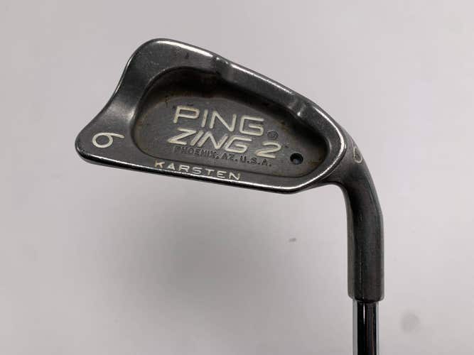 Ping Zing 2 Single 6 Iron Black Dot Karsten JZ Regular Steel Mens RH