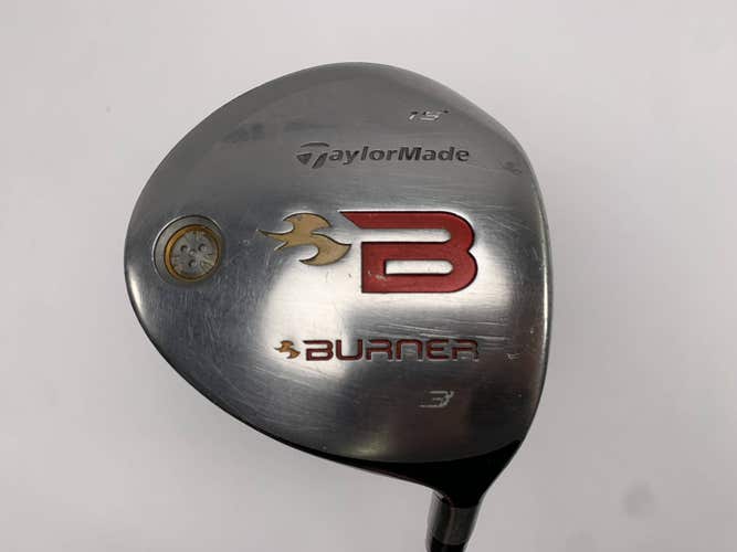 TaylorMade Burner 2008 3 Fairway Wood 15* REAX 49g Stiff Graphite Mens RH