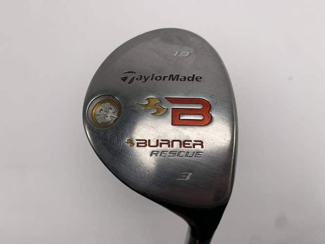 TaylorMade Burner Rescue 2008 3 Hybrid 19* REAX 60g Stiff Graphite Mens RH Dent