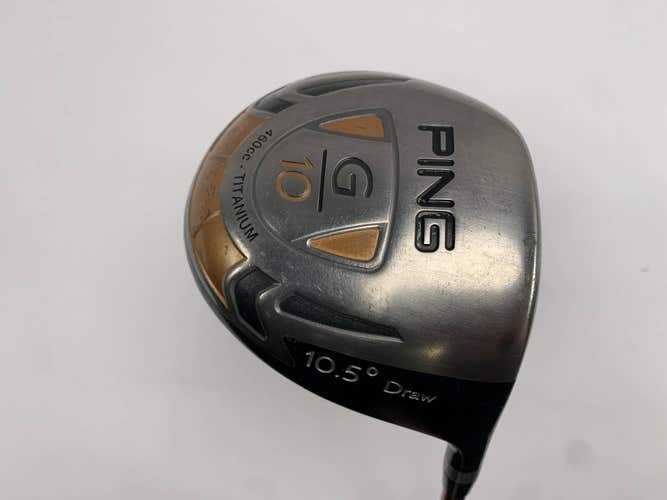 Ping G10 Draw Driver 10.5* TFC 129 D Regular Graphite Mens RH Oversize Grip