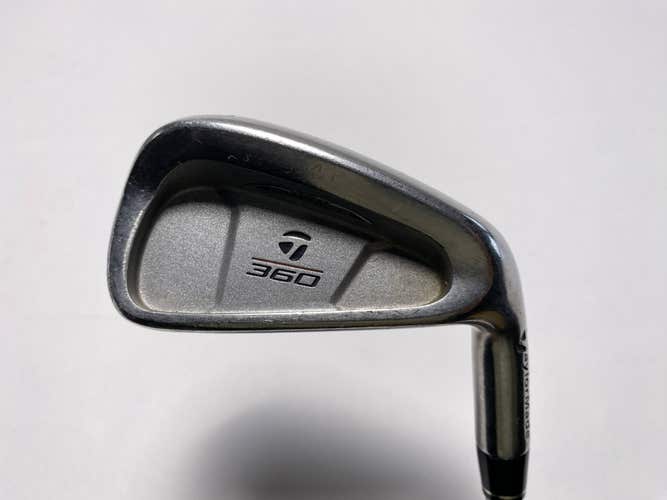TaylorMade 360 Single 6 Iron S-90 90g Stiff Steel Mens RH Midsize Grip