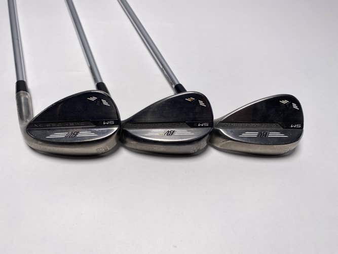 Titleist Vokey SM8 Brushed Steel BV Stamp Wedge Set 50* 12 | 54* 10 | 58* 10 RH