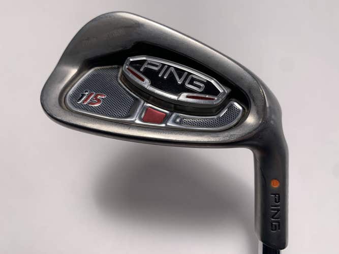 Ping i15 Pitching Wedge PW Orange Dot 2* Flat AWT Wedge Steel Mens RH