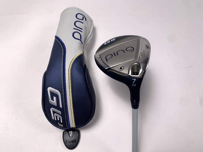 Ping G LE 3 7 Fairway Wood 24* ULT 250 Ladies RH HC Undersize Grip
