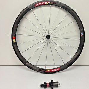 ZIPP Speed Weaponry 303 20-Spoke Tubular Carbon 700C Front Wheel +28h Rear Hub