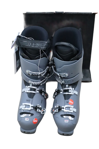 NEW Tecnica Mach Sport HV 90 RT GW Ski Boots - Sport Grey - Mondo 30.5