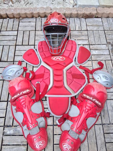 Red Rawlings Renegade 2.0 Catcher's Set (Used)
