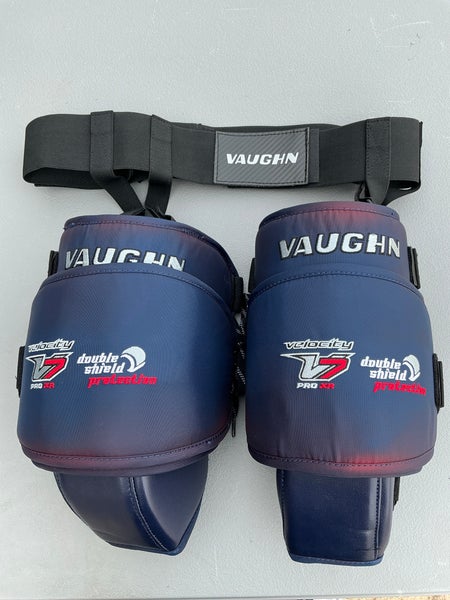 Vaughn V7 Pro XR Knee Pads Pro Stock Double Shield Protection 2735