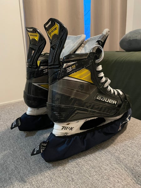 2020 Bauer Supreme 3S Pro Hockey Skates Wide Width 7.5 Blade LS Pulse TI Used)