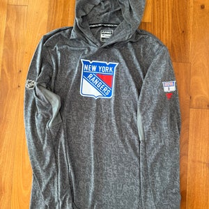 JT Miller 8 New York Rangers Fanatics Authentic Pro Hoodie Player Used L